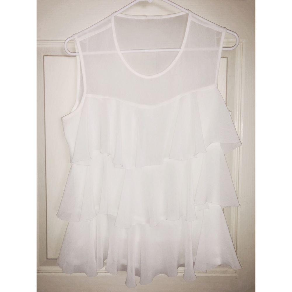Ruffle Top (WORN ONCE)